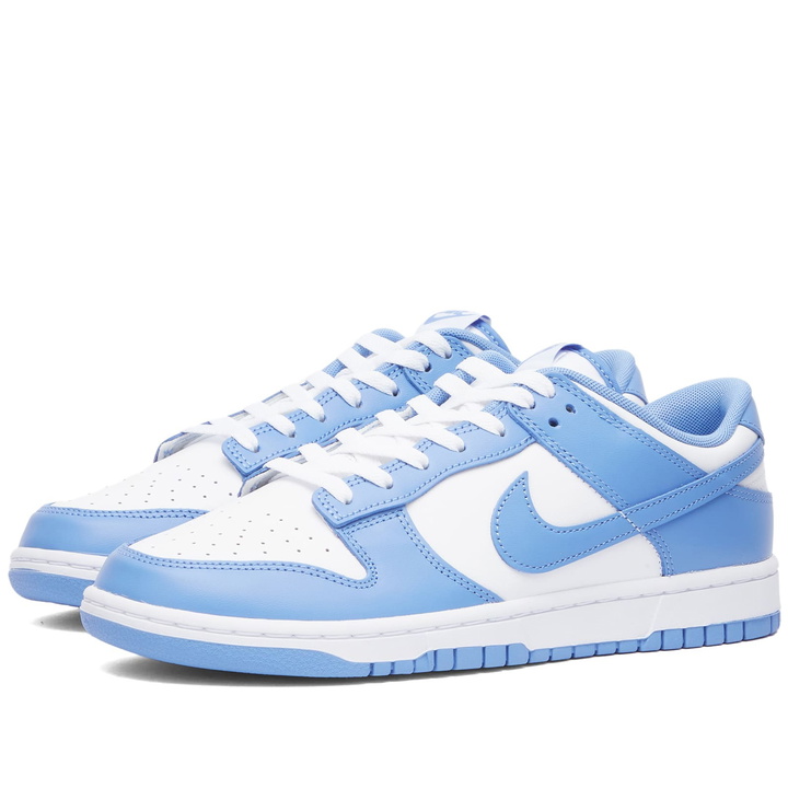 Photo: Nike Men's Dunk Low Retro Sneakers in Polar/White