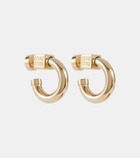 Miu Miu Logo hoop earrings
