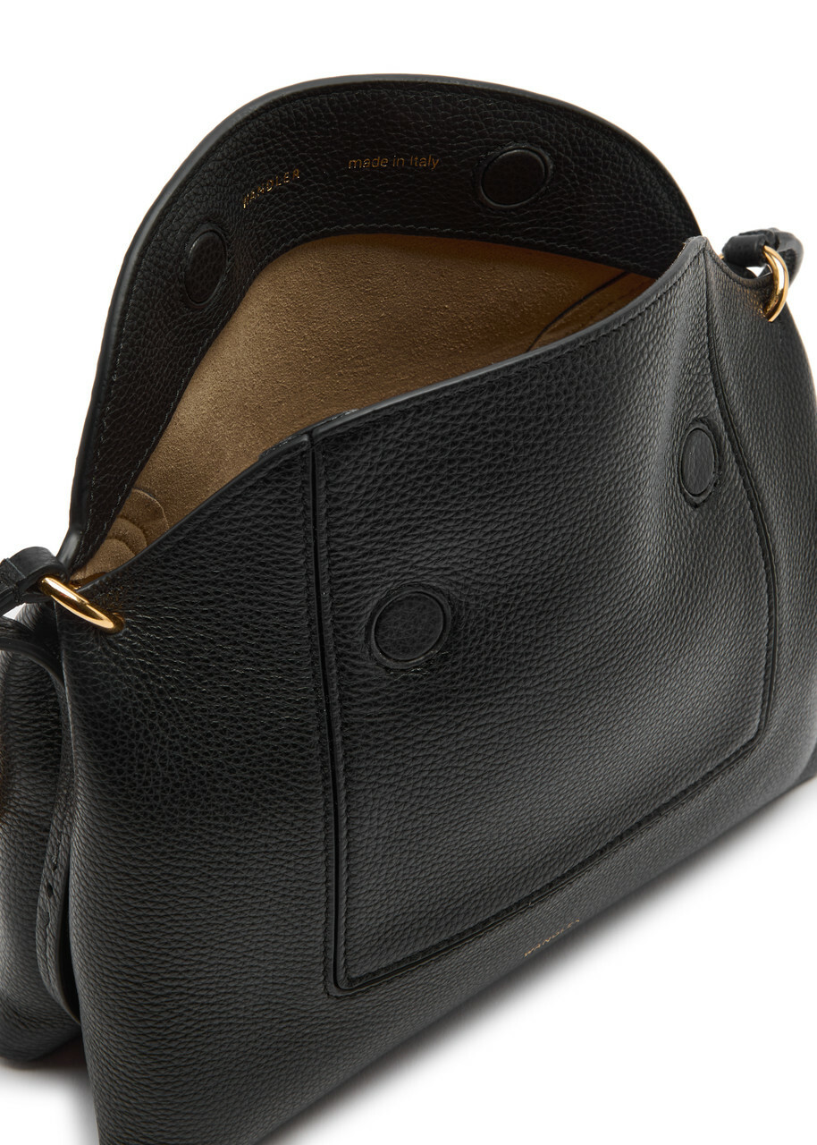Wandler Penelope Slouch Leather Cross-body bag - Black - One Size