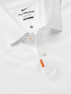 Nike Tennis - Slim-Fit Logo-Appliquéd Dri-FIT Piqué Polo Shirt - White