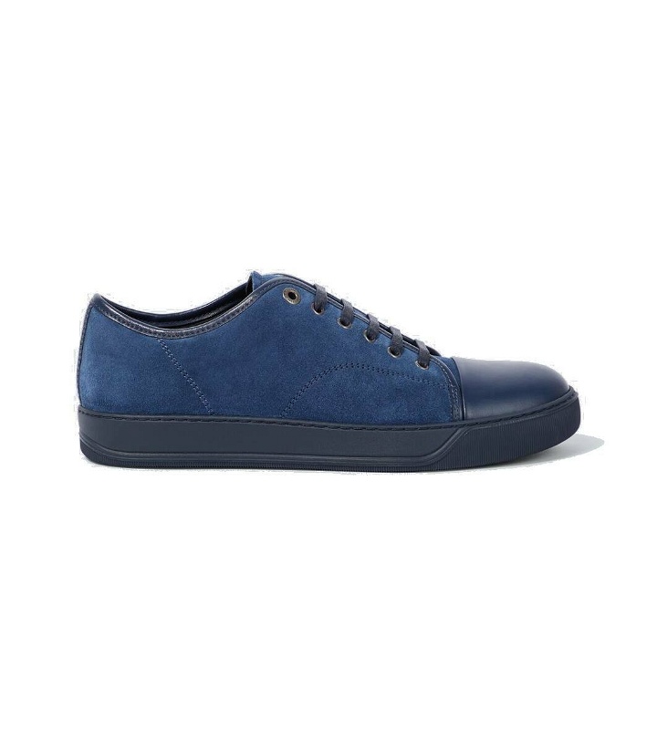 Photo: Lanvin DBB1 leather and suede sneakers