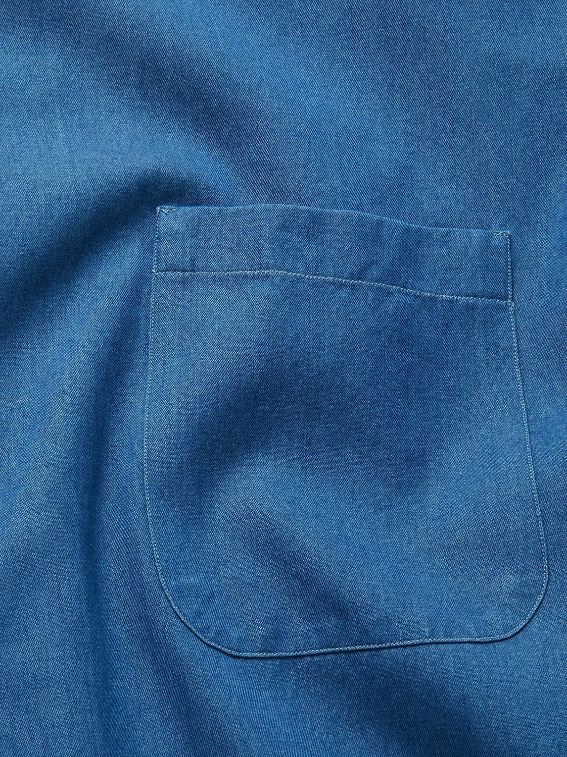 Loro Piana - Andre Cotton-Chambray Shirt - Blue