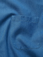 Loro Piana - Andre Cotton-Chambray Shirt - Blue