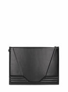 FERRARI - Large Smooth Leather Pouch