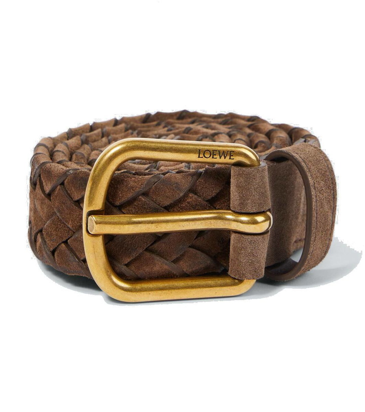 Photo: Loewe Chunky woven suede belt