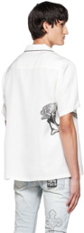 Ksubi White Kut Out Resort Shirt