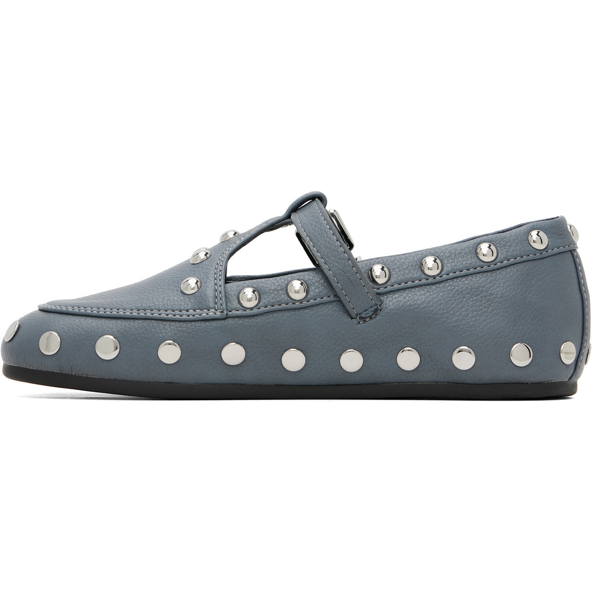 GANNI Blue Mary Jenny Flats