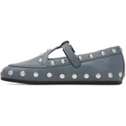 GANNI Blue Mary Jenny Flats