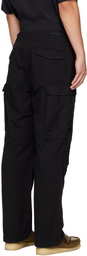 nanamica Black Straight-Leg Cargo Pants