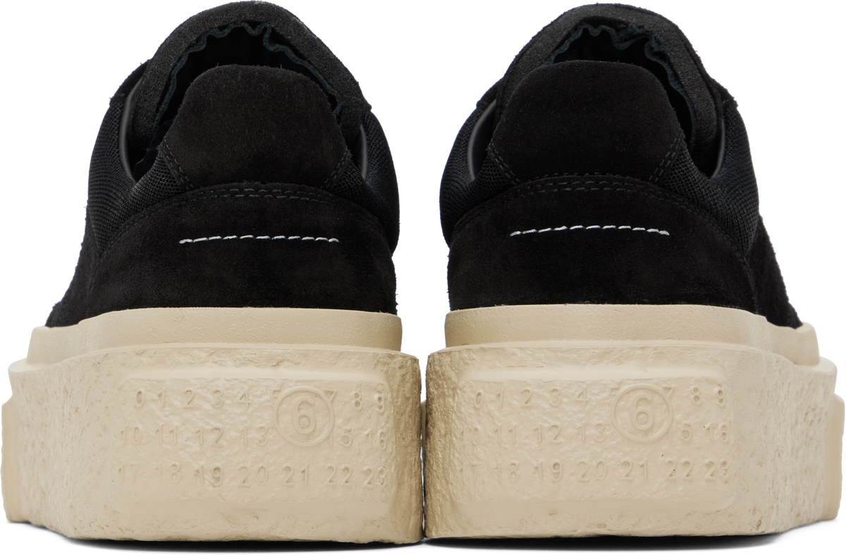 MM6 Maison Margiela Black Chunky Gambetta Sneakers MM6 Maison Margiela