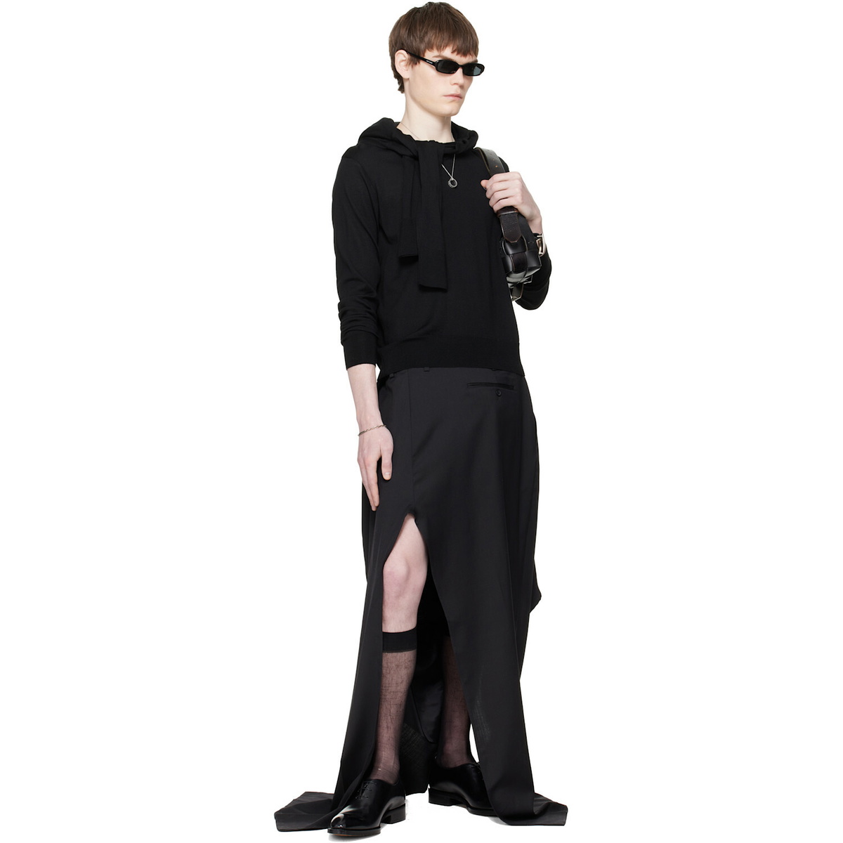 HODAKOVA Black Double Sleeve Sweater
