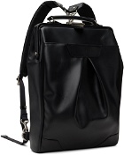 master-piece Black Tact Leather Ver. L Backpack