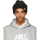 Nike Black Cuffed Logo Beanie