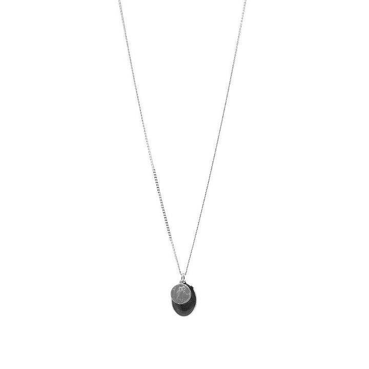 Photo: Miansai Men's Dove Pendant Necklace in Grey