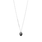 Miansai Men's Dove Pendant Necklace in Grey