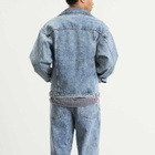 Polar Skate Co. Men's Patrik Denim Jacket in Heavy Washed Blue