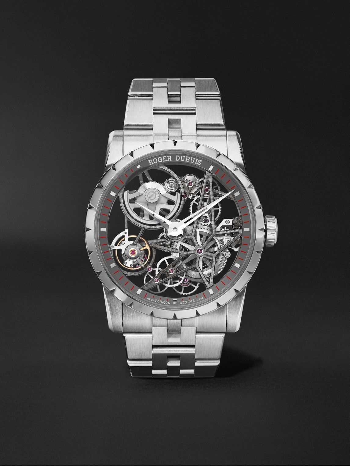 Photo: Roger Dubuis - Excalibur Automatic Skeleton 42mm Stainless Steel Watch, Ref. No. EX0793