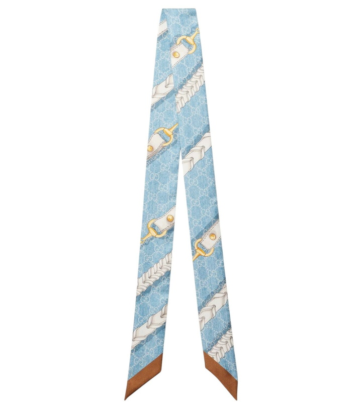 Photo: Gucci GG silk scarf