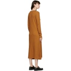 Rika Studios Orange Grace Long Sleeve Dress
