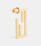 Fendi Crystal-embellished stud earring