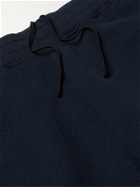 SSAM - Organic Cotton and Silk-Blend Jersey Shorts - Blue
