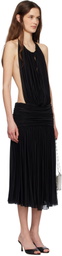 Mirror Palais Black 'La Piscine' Lady Length Midi Dress