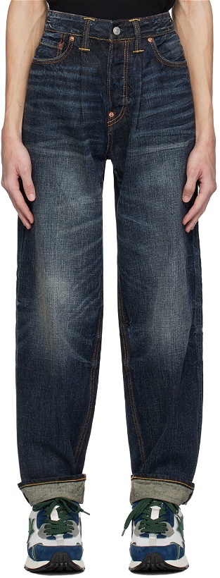 Photo: Evisu Indigo Printed Jeans