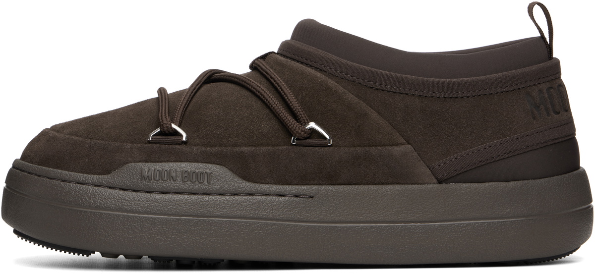Moon Boot Brown Park Icon Suede Loafers