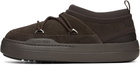 Moon Boot Brown Park Icon Suede Loafers