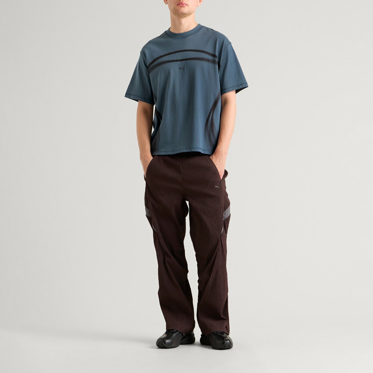 Puma Men's CLRT Graphic T-Shirt in Evening Blue
