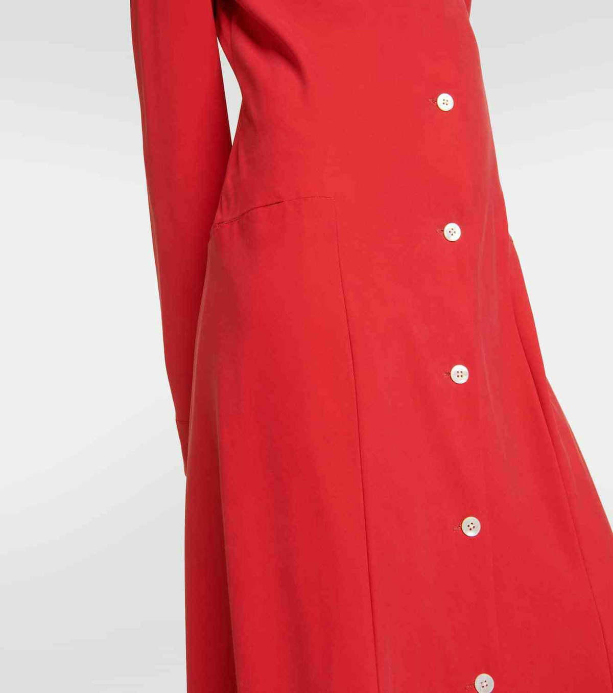 The Row Myra silk shirt dress The Row