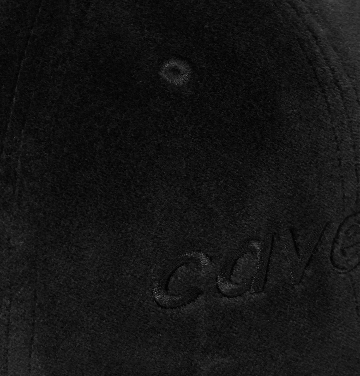 Cav Empt - Logo-Embroidered Velvet Baseball Cap - Black
