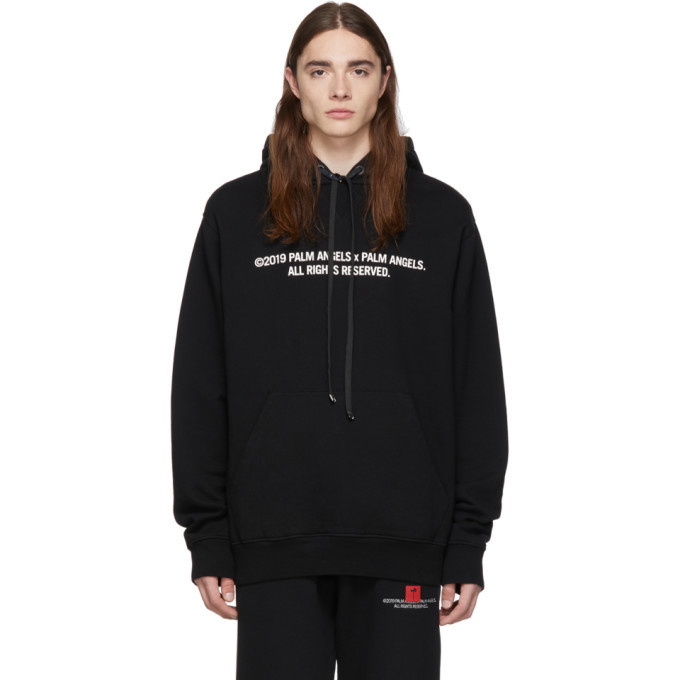 Photo: Palm Angels SSENSE Exclusive Black Palm x Palm Large Hoodie