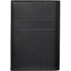 Brioni Black and Navy Classic Passport Holder