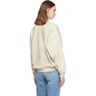 ANINE BING Beige 'Anine Bing' Miles Sweatshirt