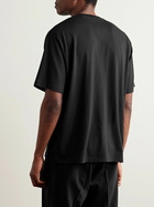 A.PRESSE - Cashmere and Silk-Blend Jersey T-Shirt - Black