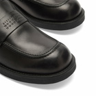 MM6 Maison Margiela Men's Leather Loafer in Black