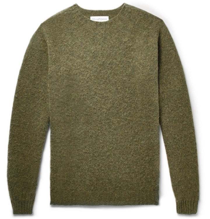 Photo: Officine Generale - Shetland Wool Sweater - Men - Green