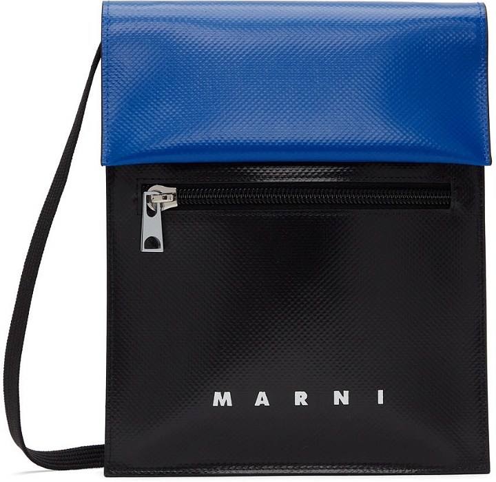 Photo: Marni Black & Blue Tribeca Messenger Bag