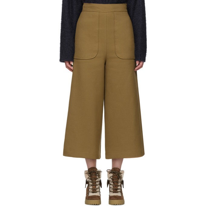 Photo: See by Chloe Brown Wide Leg Trousers