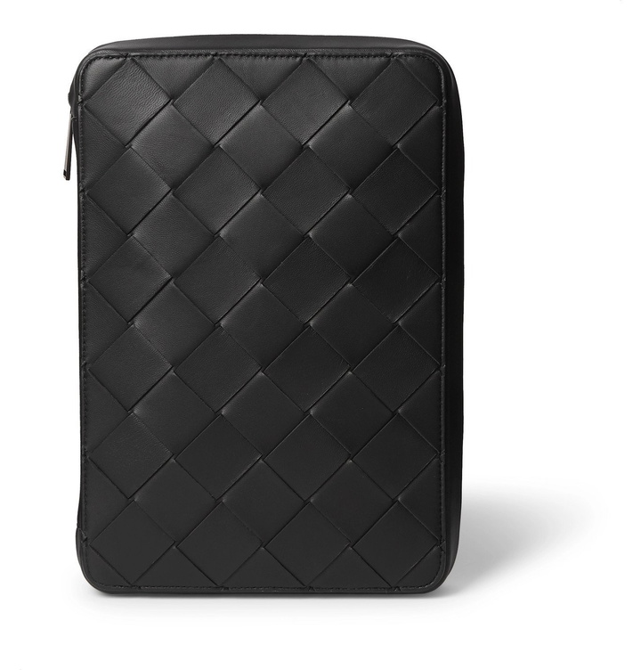 Photo: Bottega Veneta - Intrecciato Leather Pouch - Black