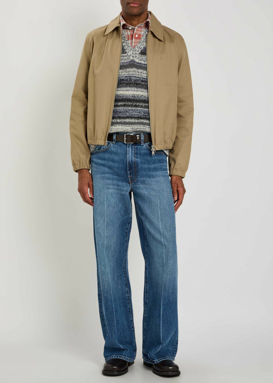 The Elder Statesman Striped-knit Cashmere-blend Vest Multicoloured 1