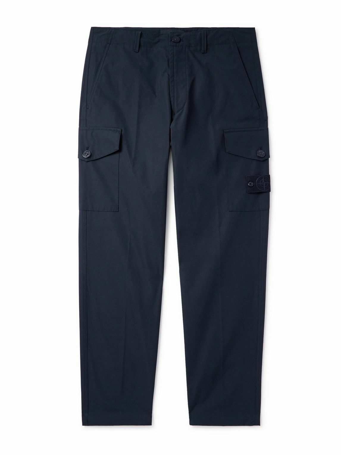 Stone Island - Tapered Logo-Appliquéd Nylon Metal Track Stone Island - Tapered Logo-Appliquéd Nylon Metal Track