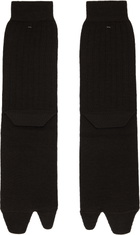 Maison Margiela Brown Bootleg Tabi Socks