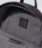 Zegna Secondskin Hoodie leather backpack