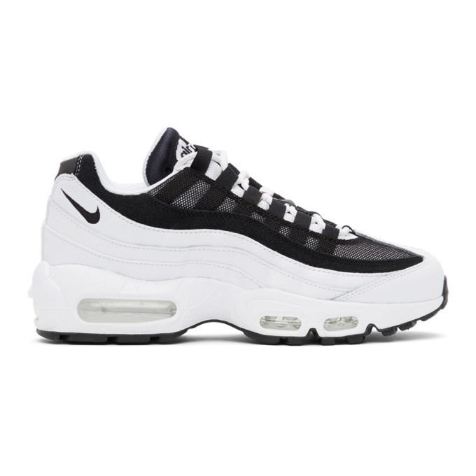 Photo: Nike Black and White Air Max 95 Essential Sneakers