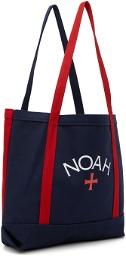 Noah Navy & Red Classic Core Logo Tote
