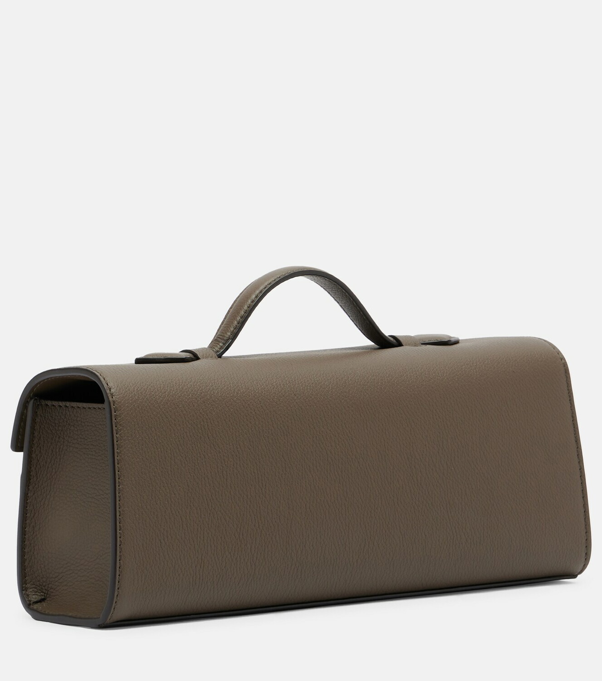 Savette Symmetry Slim Medium leather top-handle bag