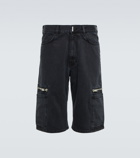 Givenchy - Cargo bermuda denim shorts
