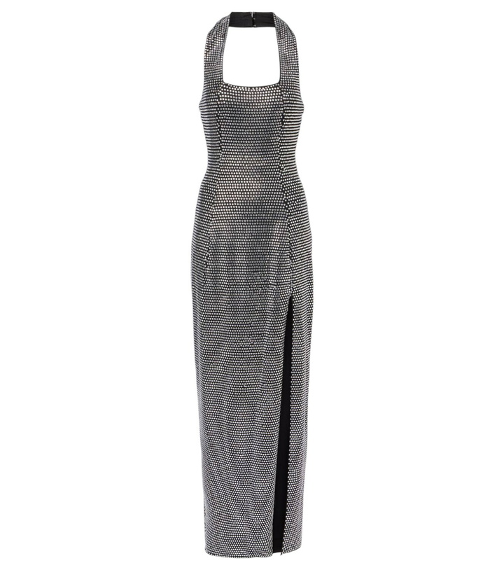Photo: Area Embellished halterneck gown